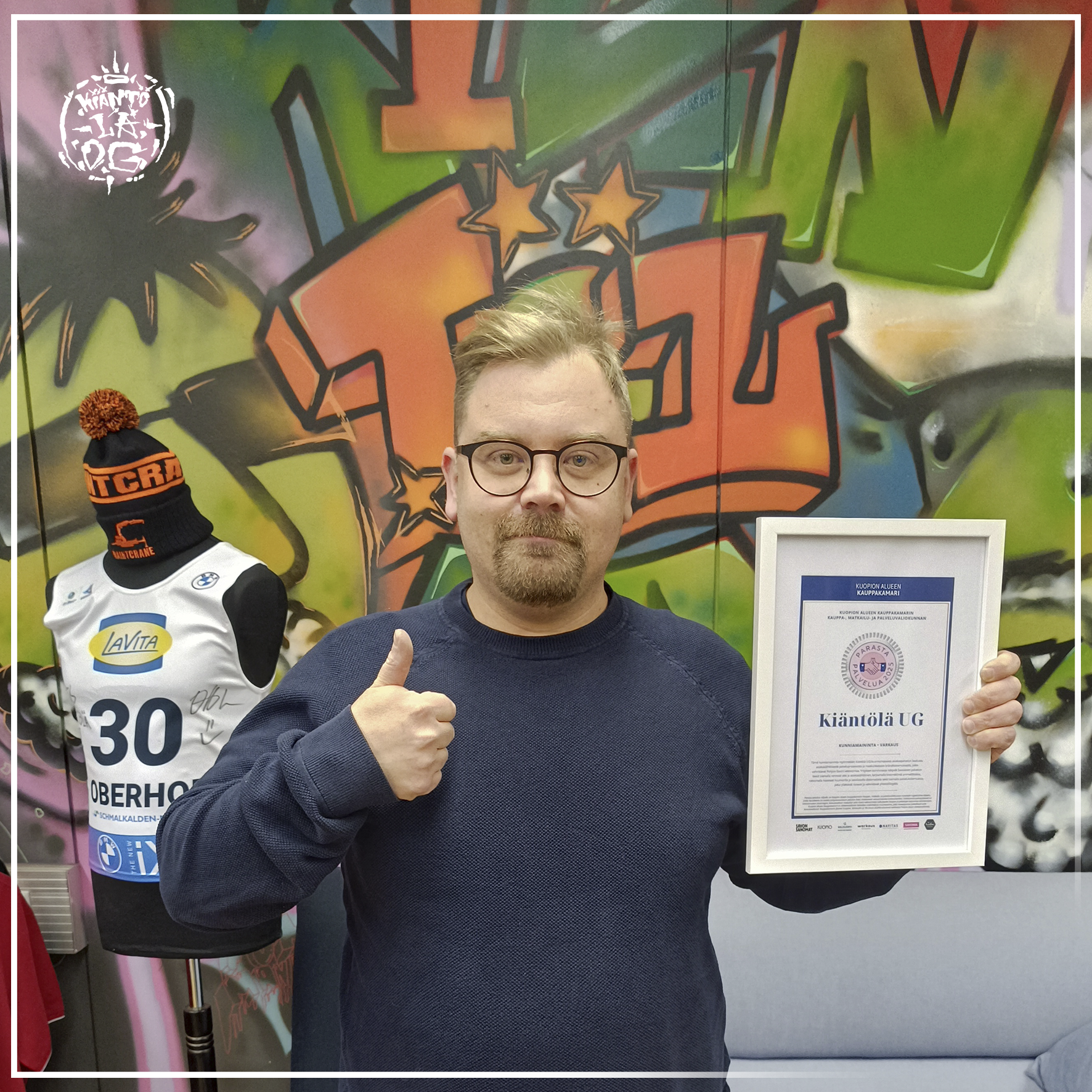 Kiäntölä_Savon parasta palvelua_Kunniamaininta